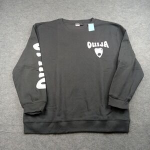 Ouija Sweatshirt Mens 3XL Black Mystifying Oracle Board Graphic Crewneck Game 1